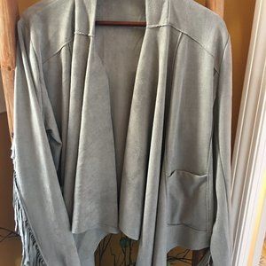 PRICE IS FIRM!  Fabulous Faux Suede Jacket/Cardigan